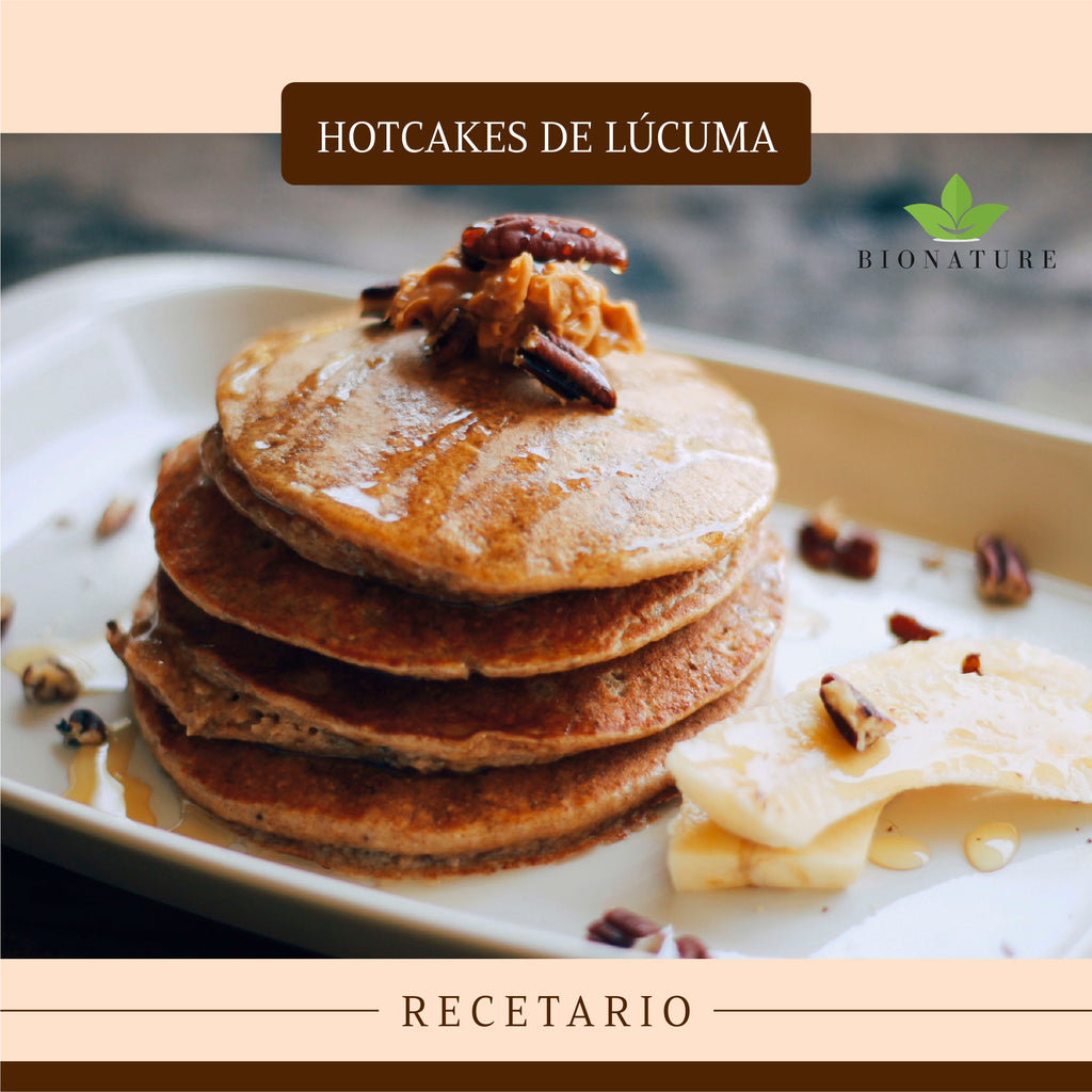 Hotcakes de lúcuma