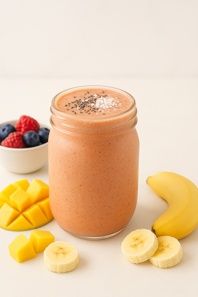 Smoothie con Melena de León, Reishi y Ashwagandha