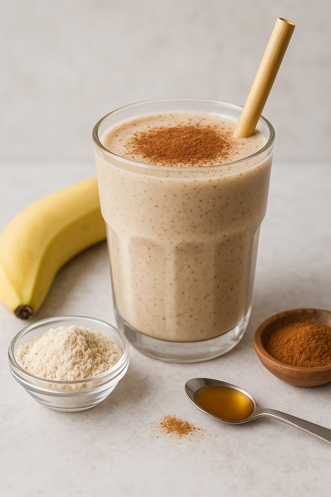 Smoothie de Plátano y Melena de León