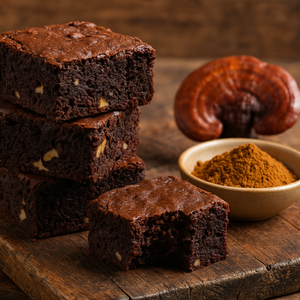 Brownies con Reishi en Polvo