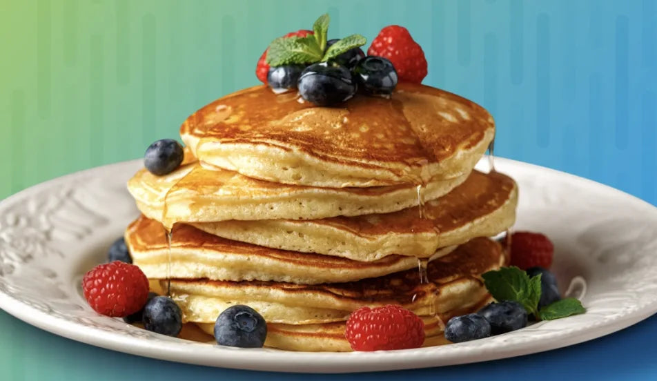 Pancakes Saludables con Melena de León en Polvo